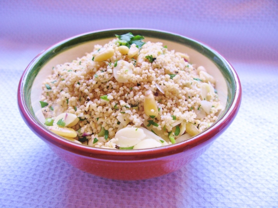 Nutty, Herby Wholewheat Couscous